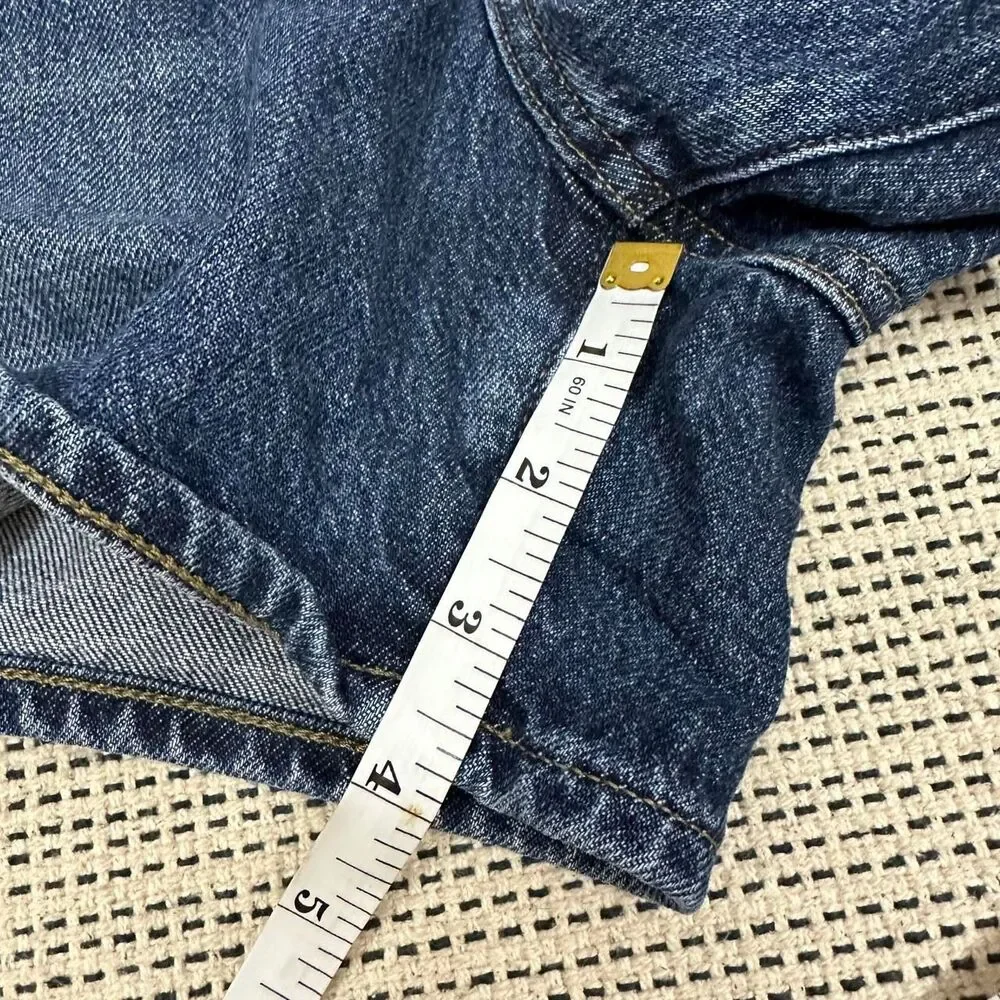 J.Crew Dark Wash Denim Granola Girl Casual High Rise Jean Shorts